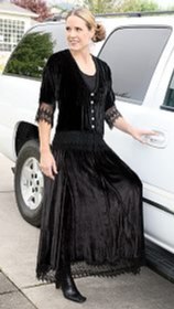Kena Top with Ramona skirt in black