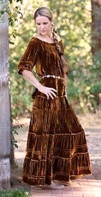 peasant blouse narrow belt