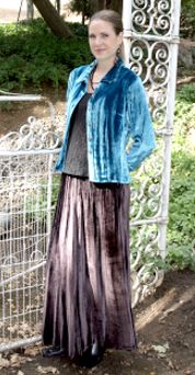 santa fe top + michele skirt