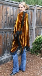 stole with jeans