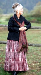Sherry Lou in anitque rose color