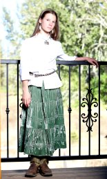 Natalie in Sagebrush Tea length